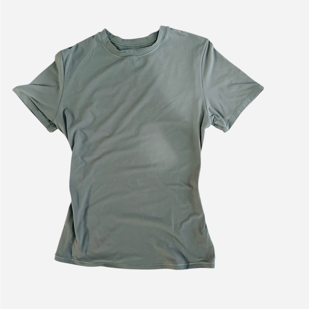 SKIMS Fits Everybody T-Shirt, Gunmetal, Size Small, NWT